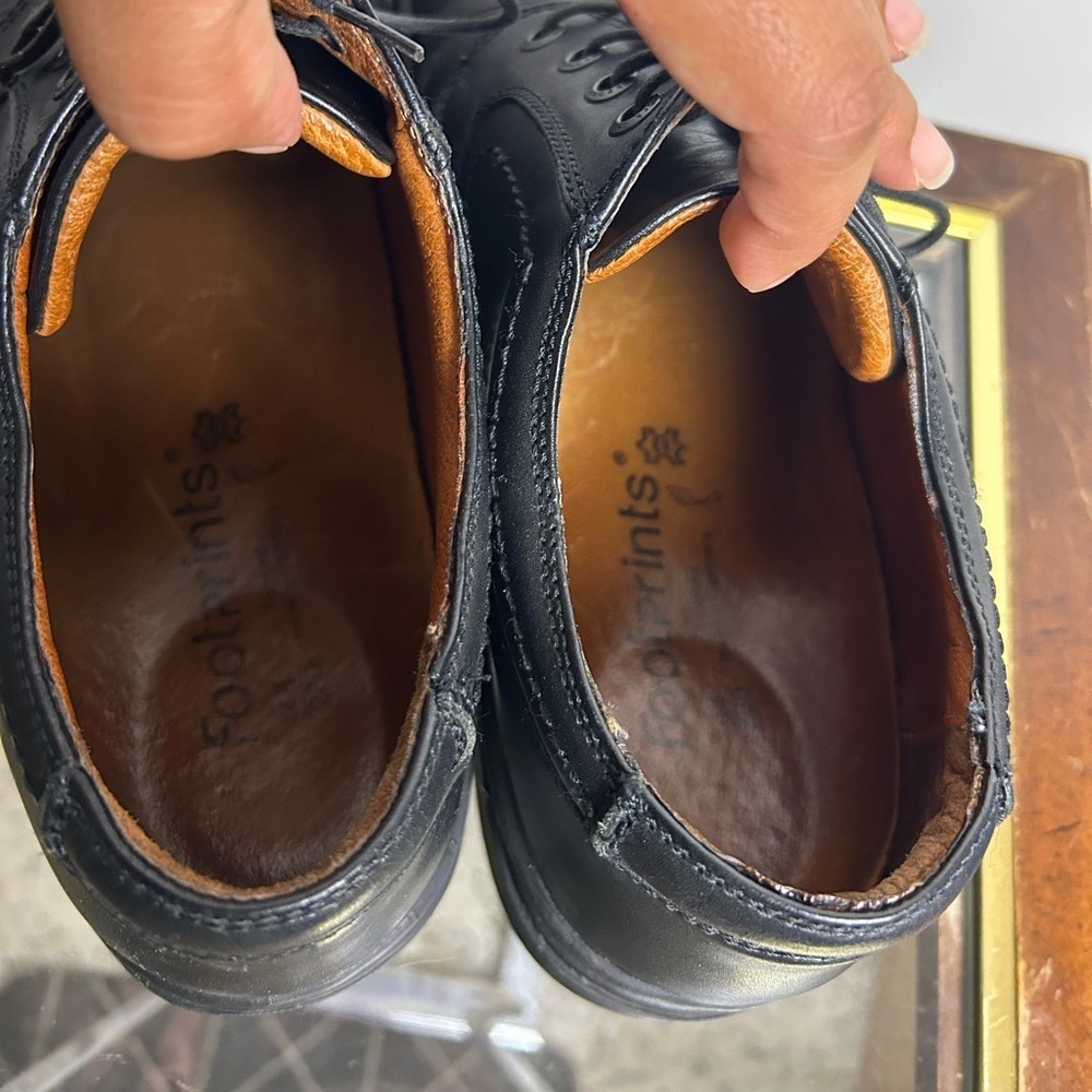 Birkenstock Footprint Chunky Men’s Loafer Size 43-10 Black Leather Discontinued - Picture 8 of 12